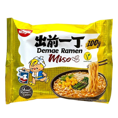 Demae Ramen Vegetarian Miso Instant Noodle Soup